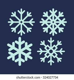 simple snowflakes