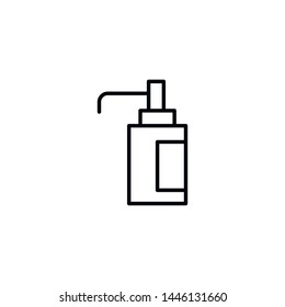 Simple soap line icon. Stroke pictogram. Vector illustration isolated on a white background. Premium quality symbols. Vector sign for mobile app and web sites.
