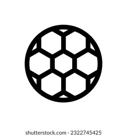 Simple Soccer icon. The icon can be used for websites, print templates, presentation templates, illustrations, etc