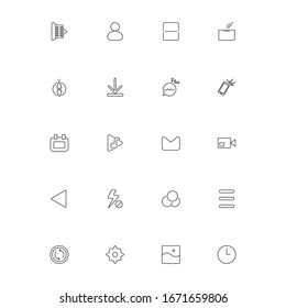 Simple social icon template design