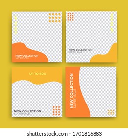 simple social media post template, Can be used for promotional purpose.