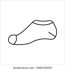 simple sock vector icon design