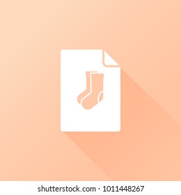 simple socks icon