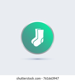 simple socks icon