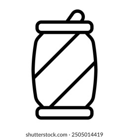 Simple Soda Can icon. The icon can be used for websites, print templates, presentation templates, illustrations, etc