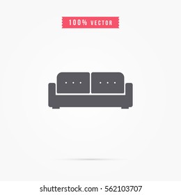 Simple Sofa Icon