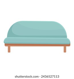 Simple sofa store icon cartoon vector. Furniture design. New office model