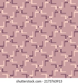 Las formas geométricas simples y suaves decorarán cualquier superficie o cosa y lo harán atractivo. Resumen de un patrón sin fisuras para impresiones, textiles, web, publicidad y cualquier proyecto de diseño.