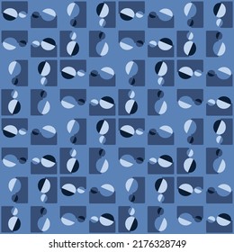 Simple soft geometric shapes will decorate any surface or thing and make it attractive. Abstract seamless pattern for prints, textile, web, advertising and any design projects.