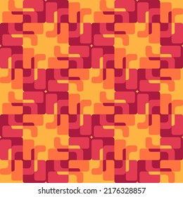 Las formas geométricas simples y suaves decorarán cualquier superficie o cosa y lo harán atractivo. Resumen de un patrón sin fisuras para impresiones, textiles, web, publicidad y cualquier proyecto de diseño.