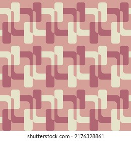 Las formas geométricas simples y suaves decorarán cualquier superficie o cosa y lo harán atractivo. Resumen de un patrón sin fisuras para impresiones, textiles, web, publicidad y cualquier proyecto de diseño.