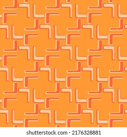 Simple soft geometric shapes will decorate any surface or thing and make it attractive. Abstract seamless pattern for prints, textile, web, advertising and any design projects.