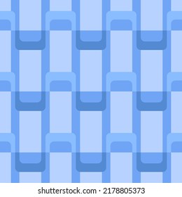 Simple soft geometric shapes will decorate any surface or thing and make it attractive. Abstract seamless pattern for prints, textile, web, advertising and any design projects.