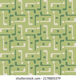 Simple soft geometric shapes will decorate any surface or thing and make it attractive. Abstract seamless pattern for prints, textile, web, advertising and any design projects.