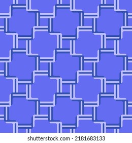 Las formas geométricas simples y suaves decorarán cualquier superficie o cosa y lo harán atractivo. Resumen de un patrón sin fisuras para impresiones, textiles, web, publicidad y cualquier proyecto de diseño.