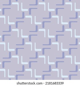 Las formas geométricas simples y suaves decorarán cualquier superficie o cosa y lo harán atractivo. Resumen de un patrón sin fisuras para impresiones, textiles, web, publicidad y cualquier proyecto de diseño.