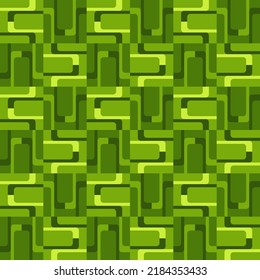 Simple soft geometric shapes will decorate any surface or thing and make it attractive. Abstract seamless pattern for prints, textile, web, advertising and any design projects.