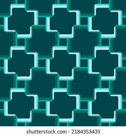 Simple soft geometric shapes will decorate any surface or thing and make it attractive. Abstract seamless pattern for prints, textile, web, advertising and any design projects.