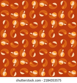 Simple soft geometric shapes will decorate any surface or thing and make it attractive. Abstract seamless pattern for prints, textile, web, advertising and any design projects.