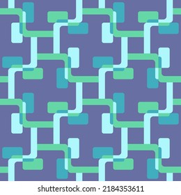Simple soft geometric shapes will decorate any surface or thing and make it attractive. Abstract seamless pattern for prints, textile, web, advertising and any design projects.