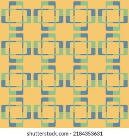 Simple soft geometric shapes will decorate any surface or thing and make it attractive. Abstract seamless pattern for prints, textile, web, advertising and any design projects.