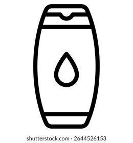 Frasco de loção de bebê simples, de cor suave, adequado para cuidados com a pele e marca de produtos para bebês.