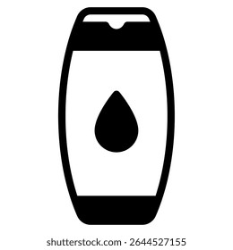 Frasco de loção de bebê simples, de cor suave, adequado para cuidados com a pele e marca de produtos para bebês.