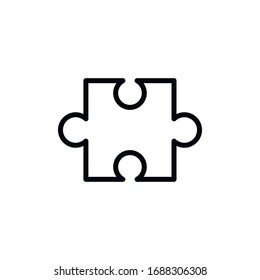 Simple solution line icon. Stroke pictogram. Vector illustration isolated on a white background. Premium quality symbol. Vector sign for mobile app and web sites.