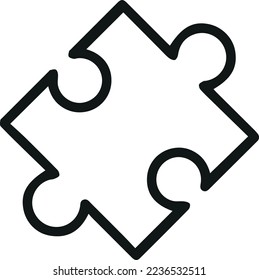 Simple solution line icon. Stroke pictogram. Vector illustration isolated on a white background. Premium quality symbol. Vector sign for mobile app and web sites.