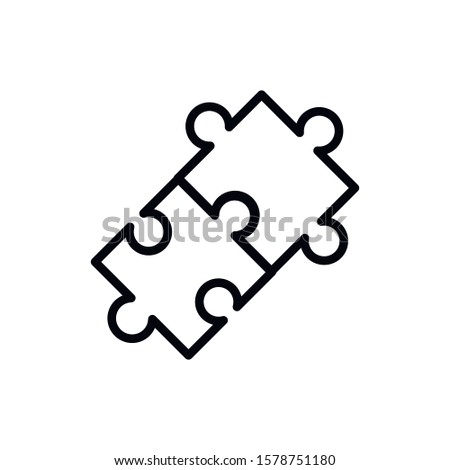 Simple solution line icon. Stroke pictogram. Vector illustration isolated on a white background. Premium quality symbol. Vector sign for mobile app and web sites.