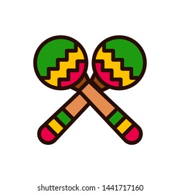 simple sombrero icon Vector Template Flat Design