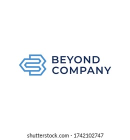 logotipo de diseño de monograma sencillo y sofisticado con el símbolo de las iniciales B y C