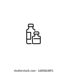 Simple of SPA Oil Vector Line Icons. 