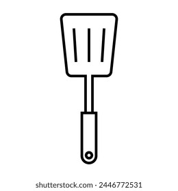 Simple spatula icon. Cooking utensils. Vector.