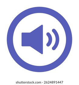 Simple Speaker Icon for Sound Controls	