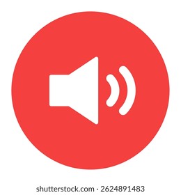 Simple Speaker Icon for Sound Controls	