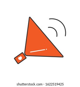 simple speaker icon template design
