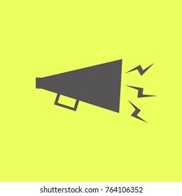 Simple Speaker Loud Icon Vector Graphic Illustration Design