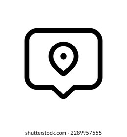 El icono de la burbuja de voz simple se combina con el marcador de posición. El icono puede utilizarse para: sitios web, plantillas de impresión, plantillas de presentación, ilustraciones, etc.