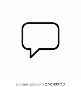 simple speech icon sign vector