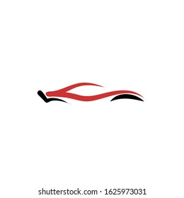 Simple speed car logo template