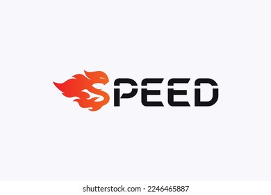 Simple speed racing vector illustration