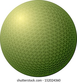 Simple sphere vector illustration.