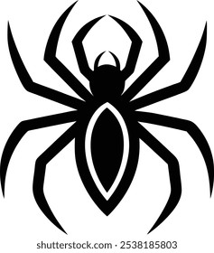 simple spider  animal logo  icon vector