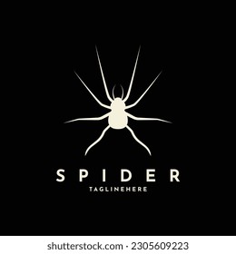 Simple spider logo design idea