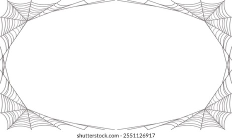 Simple spider web vector art,design and graphic