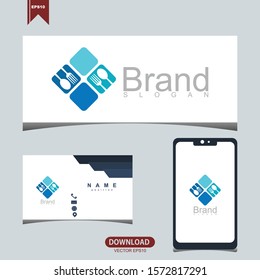 Simple spoon and fork icon concept for restaurant logo vector design