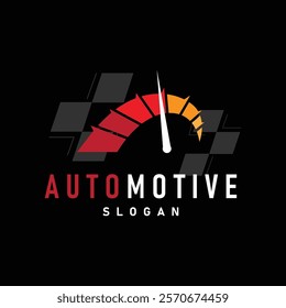 Simple sport car garage themed auto repair service automotive logo design for branding	
