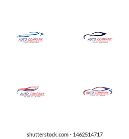 Simple sport car logo template inspiration