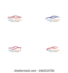 Simple sport car logo template inspiration